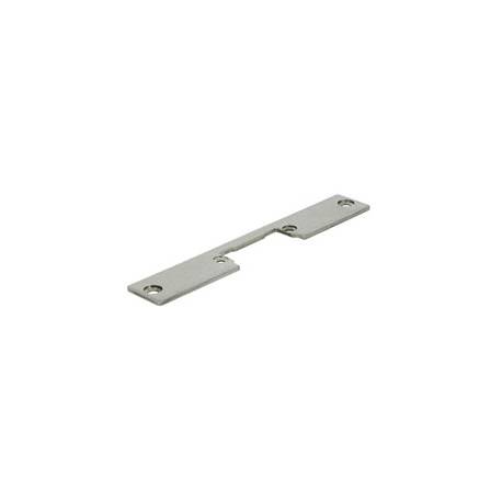 Têtière courte réversible, 160x25,4x2,5 mm, inox