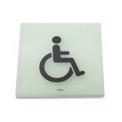 Pictogramme carré à coller 86x86 mm, PMR, acrylique