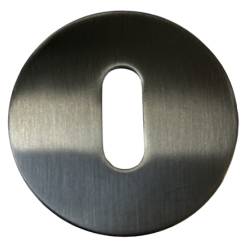 Paire de rosaces rondes clé L (BCF), grafite mat