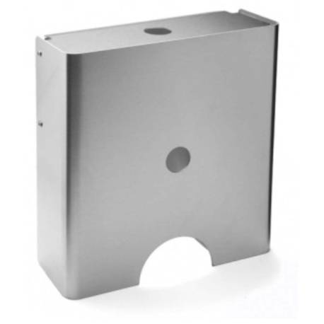 Distributeur papier essuie-mains, inox brossé 316