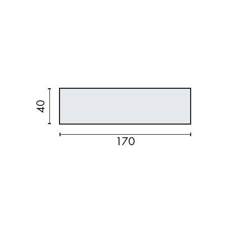 Plaque adhesive-PORTE COUPE FEU A MAINTENIR FERMEE-170x40mm
