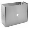 Poubelle murale 20 litres sans couvercle, inox brossé 316