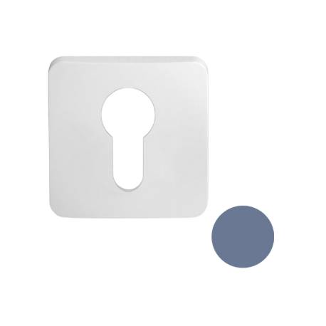 Paire de rosaces carrées MOOD clé I (CR),C06 bleu océan