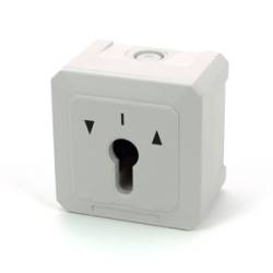 Contacteur à Clé -App./Encas.-NO/NF-Cylindre europ-Maintenu et Impulsion