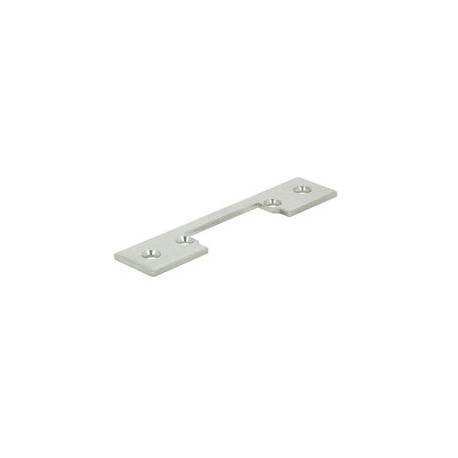 Têtière courte réversible, 110x24x3 mm, inox