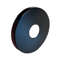 Unité de rosace gaine technique (trou de 16 mm) série Project,époxy noir