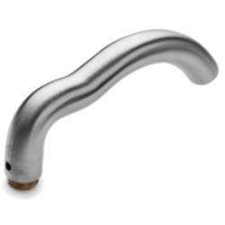 Unité de béquille M 16 mm, inox brossé 316