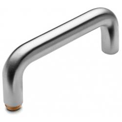 Unité de béquille U 19 mm, inox brossé 316