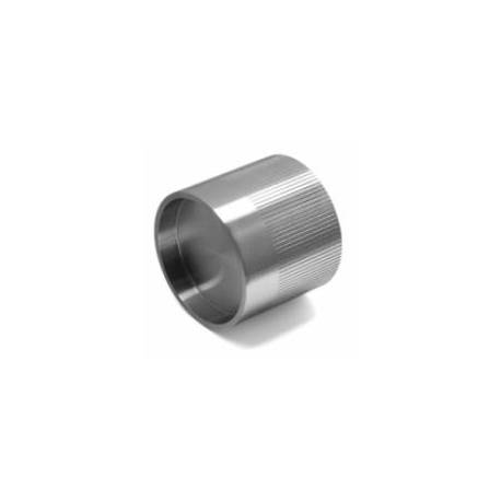 Bouton cylindrique mobile, sans rosace, inox brossé 316