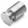 Bouton de meuble Ø 10 mm, inox brossé 316