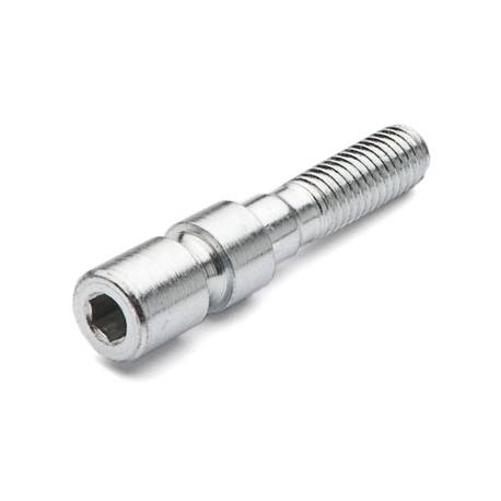 Fixation pour montage double longueur 30 mm, M8