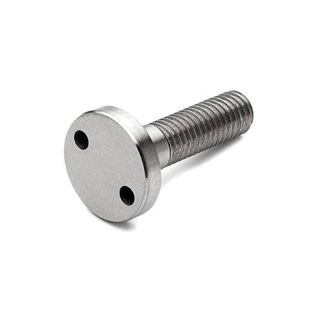 Fixation pour montage simple traversant longueur 60 mm, M10