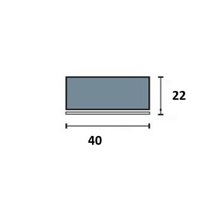 Butoir de sol Ø 40 mm, inox brossé 316