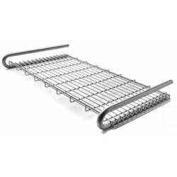Rack porte-serviette 500x308 mm, support inox, inox brossé 316