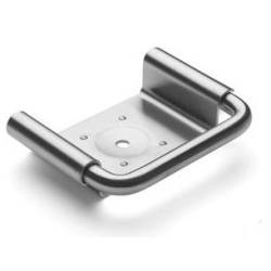 Porte savon 143x105 mm, plateau inox, inox brossé 316