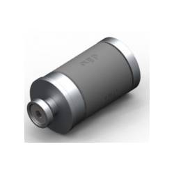 Pièce de liaison en caoutchouc pour barre de maintien, inox brossé 316