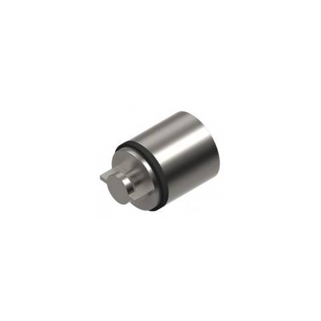 Embout droit, inox brossé 316