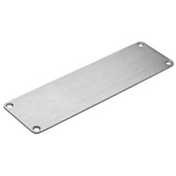 Unité de plaque de poussée rectangulaire 60x210x2 mm, inox brossé 316