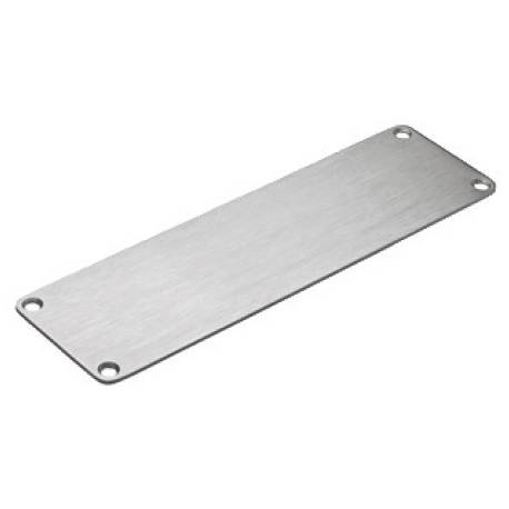 Unité de plaque de poussée rectangulaire 60x210x2 mm, inox brossé 316