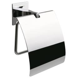Dérouleur papier WC avec couvercle, chromé, FOREVER