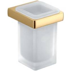 Porte-verre mural, zirconium gold HPS/verre, LULU