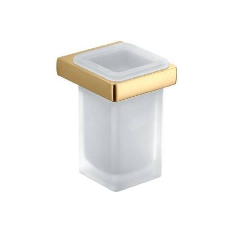 Porte-verre mural, zirconium gold HPS/verre, LULU