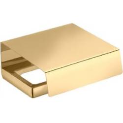 Dérouleur papier WC avec couvercle, zirconium gold HPS, LULU