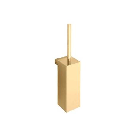 Ensemble balai/brosse WC mural, zirconium gold HPS, LULU