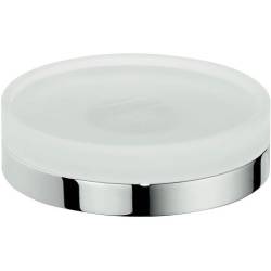 Porte-savon à poser, chromé/verre, NORDIC