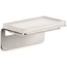 Porte-savon mural, inox/verre, OVER