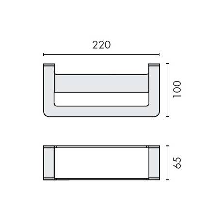 Porte-serviette anneau, inox, OVER