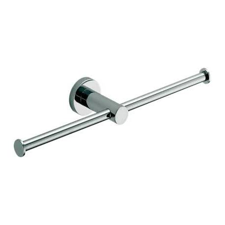 Dérouleur papier WC double, chromé, PLUS