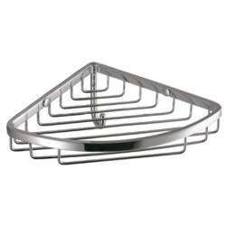 Panier d'angle avec crochet, chromé, COMPLEMENTS