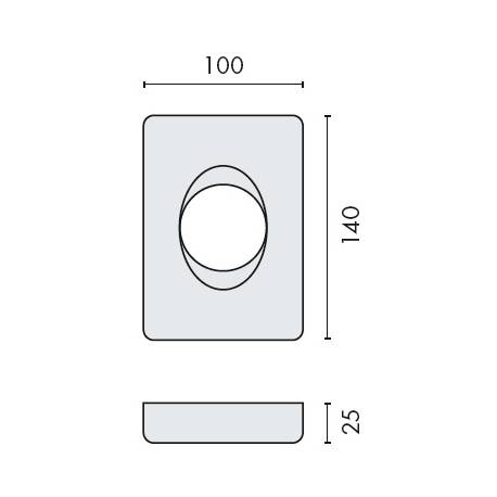Distributeur de sachets hygiéniques, chromé ABS, COMPLEMENTS