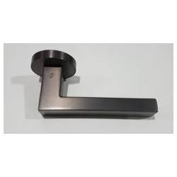 Paire de béquilles ELLE sur rosace ronde, graphite- mat