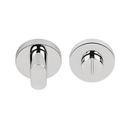 Paire de rosaces rondes conda sans voyant (BCF), chromé