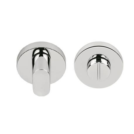 Paire de rosaces rondes conda sans voyant (BCF), chromé