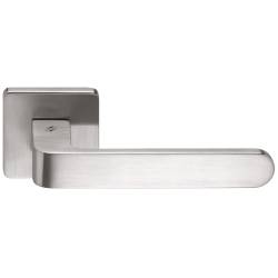 Paire de béquilles FEDRA sur rosace carrée, chromé mat