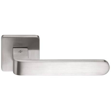 Paire de béquilles FEDRA sur rosace carrée, chromé mat