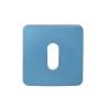 Paire de rosaces carrées MOOD ONE/DUE clé L (CR),C06 bleu océan