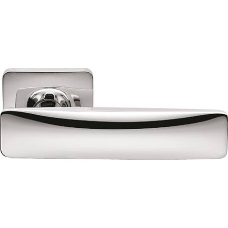 Paire de béquilles BOLD sur rosace carrée, chromé