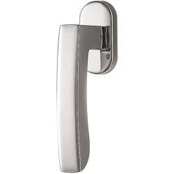 Béquille de fenêtre VIOLA sur rosace ovale, chromé