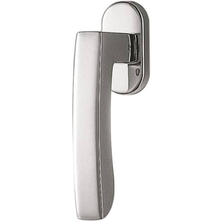 Béquille de fenêtre VIOLA sur rosace ovale, chromé