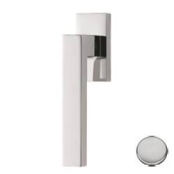 Béquille de fenêtre ELLESSE sur rosace rectangulaire, chromé mat