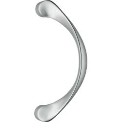 Poignée de tirage déportée FLESSO, entraxe 247 mm, chromé mat