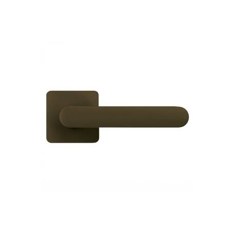 Paire de béquille MOOD ONE Q sur rosace carrées C02 bronze