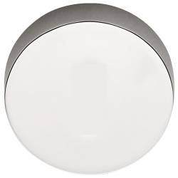 Paire de rosaces rondes pleines (BC), chromé