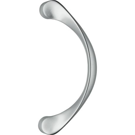 Poignée de tirage déportée FLESSO, entraxe 200 mm, chromé mat